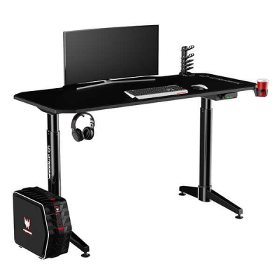 Herní stůl Ultradesk Level Black 140x66cm