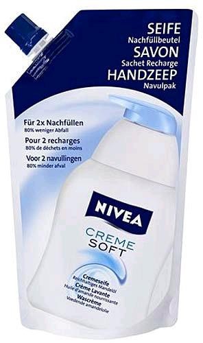 Mýdlo Nivea krémové 500ml náplň